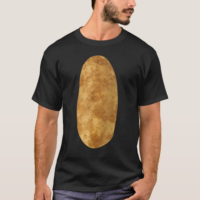 Potatoe Mmmmm Kartoffeln Halloween-Kostüm T-Shirt (Vorderseite)