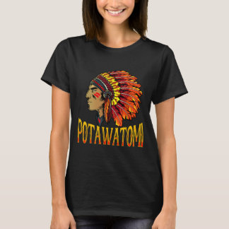 Potawatomi Stamm Indii Potawatomi Herita T-Shirt