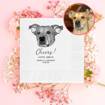 Potcake Dog Personalisiert Cheers Napkins