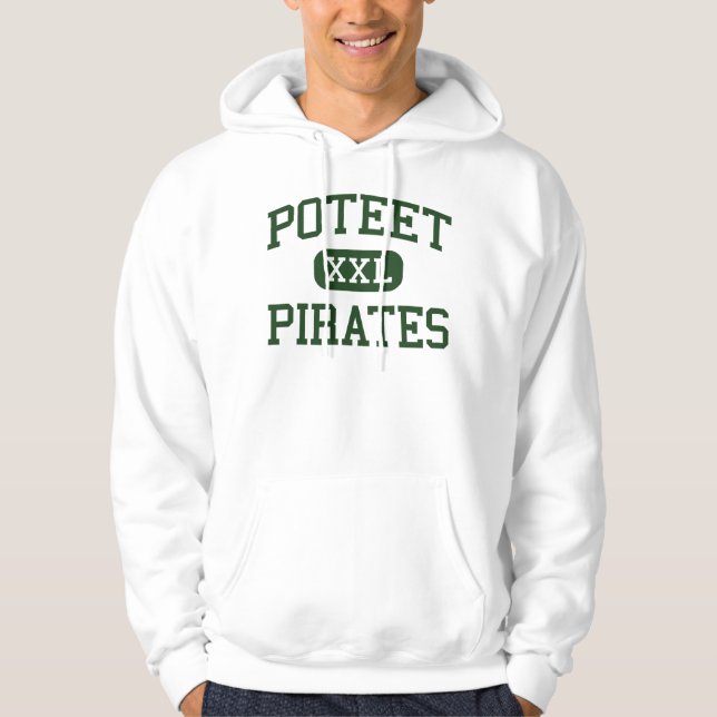 Poteet - Piraten - Highschool - Süßhülsenbaum Hoodie (Vorderseite)
