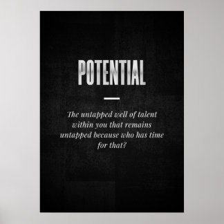 Potenzial Poster
