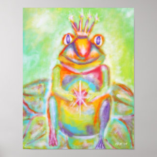 "Potenziell" Froschdruck Vollblutdruck Poster
