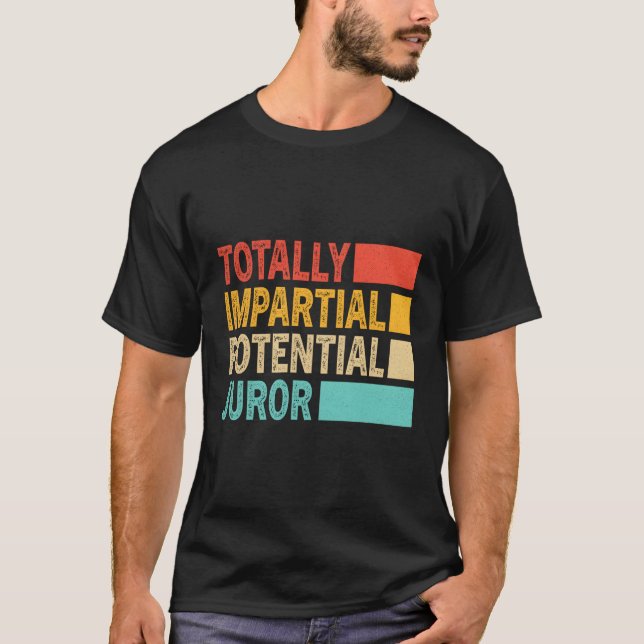Potenzieller Juror völlig implizit T-Shirt (Vorderseite)