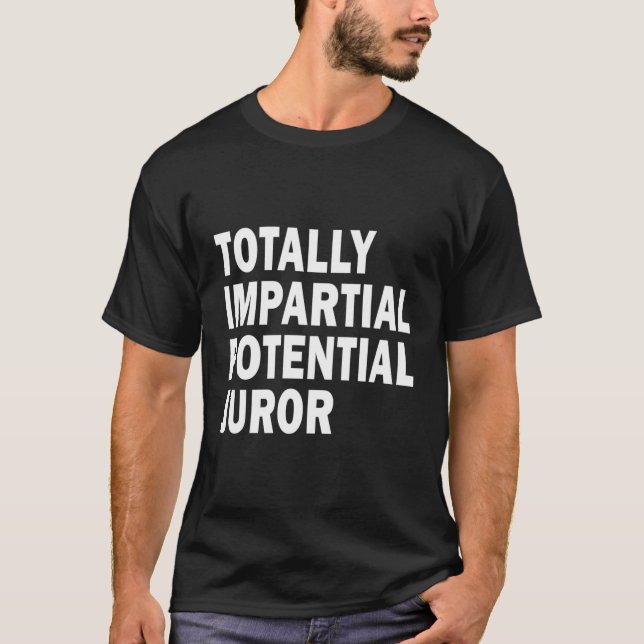 Potenzieller Juror völlig implizit T-Shirt (Vorderseite)