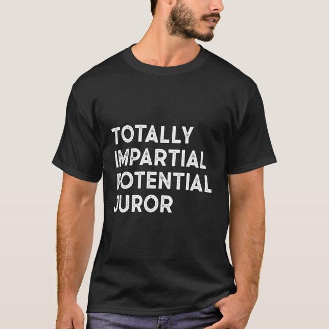 Potenzieller Juror völlig implizit T-Shirt (Vorderseite)