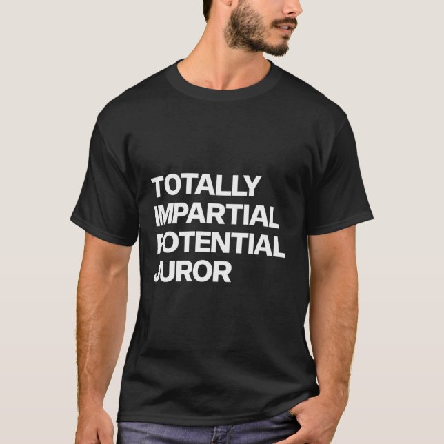 Potenzieller Juror völlig implizit T-Shirt (Vorderseite)