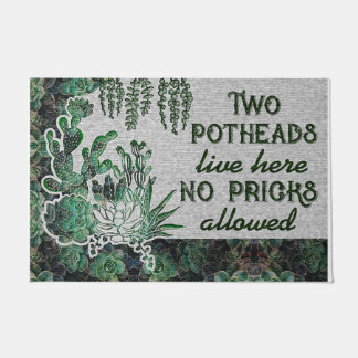 Potheads leben hier Türmatte, Gärtnerfreunde Fußmatte