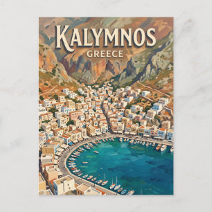 Pothia, Kalymnos Griechenland Postkarte