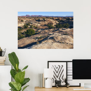 Pothole Point Trail im Canyonlands National Park Poster
