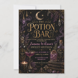 Potion Bar Sweet Sixteen Party Einladung