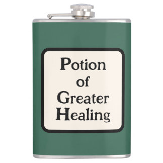 Potion of Healing Vinyl Wrapped Flask Flachmann