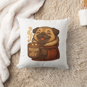 Potion of Joy Pug Kissen   Süßer gemütlicher Weihn