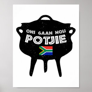 Potjie Südafrika Potjiekos Eintopf Braai  Poster