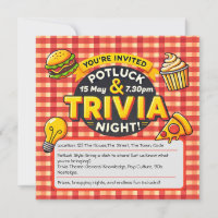 Potluck und Trivia Nacht laden zum Glück des Potts