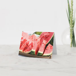 Potluck Watermelon Karte