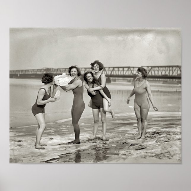 POTOMAC RIVER WINTER SWIM 1924 POSTER (Vorne)