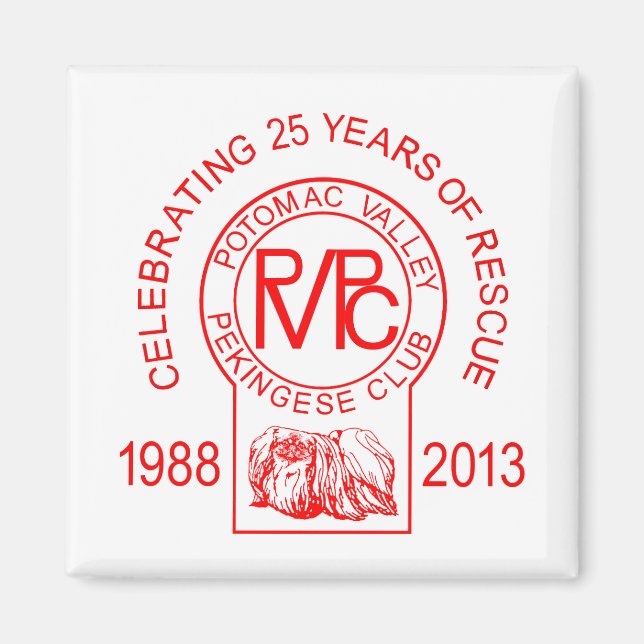 Potomac Valley Pekingese Club Rescue Magnet (Vorne)