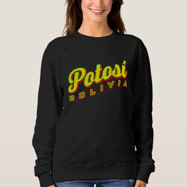 Potosí Bolivien Sweatshirt (Vorderseite)
