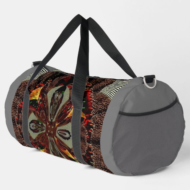 "Potpourri" (groß) Duffeldrucktasche für die Nähta Duffle Bag (Rechte Ecke)