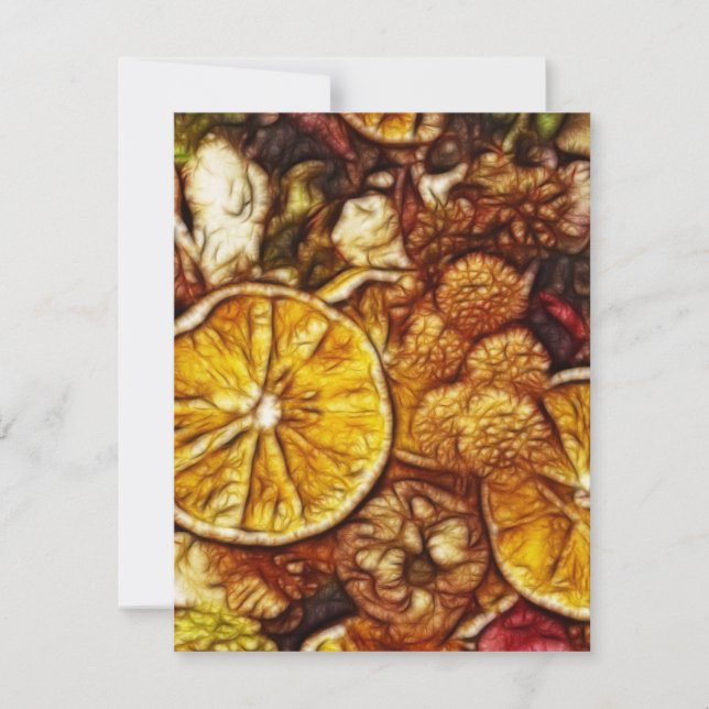 Potpourri-Orangen-Fraktal (Vorderseite)