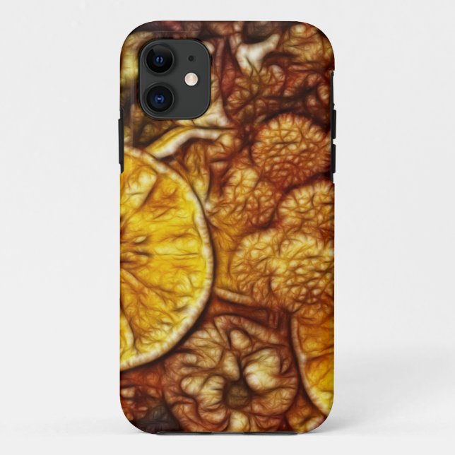 Potpourri-Orangen-Fraktal Case-Mate iPhone Hülle (Rückseite)