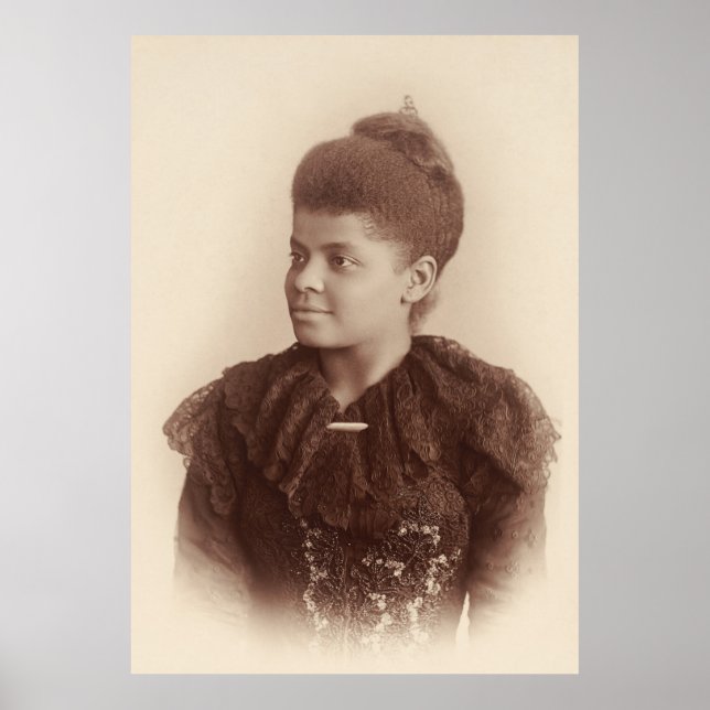 Potrait von Ida B. Wells von Mary Garrity (1893) Poster (Vorne)