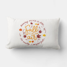 Pots Fall Theme Throw Kissen
