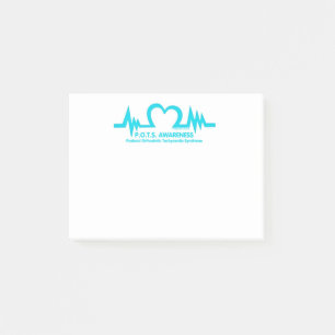 POTS...Heartbeat Post-it Klebezettel