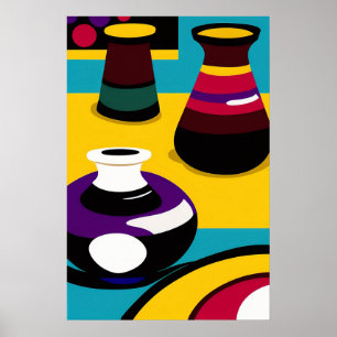 Pots - Leinwand Art Print Poster