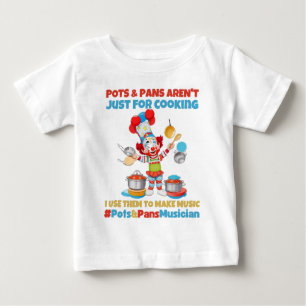 Pots & Poans-Musiker Baby T-shirt