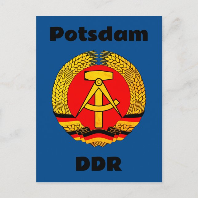 Potsdam, DDR Postkarte (Vorderseite)