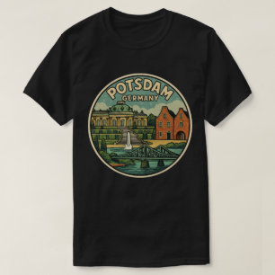 Potsdam Deutschland Palast Kunst T-Shirt