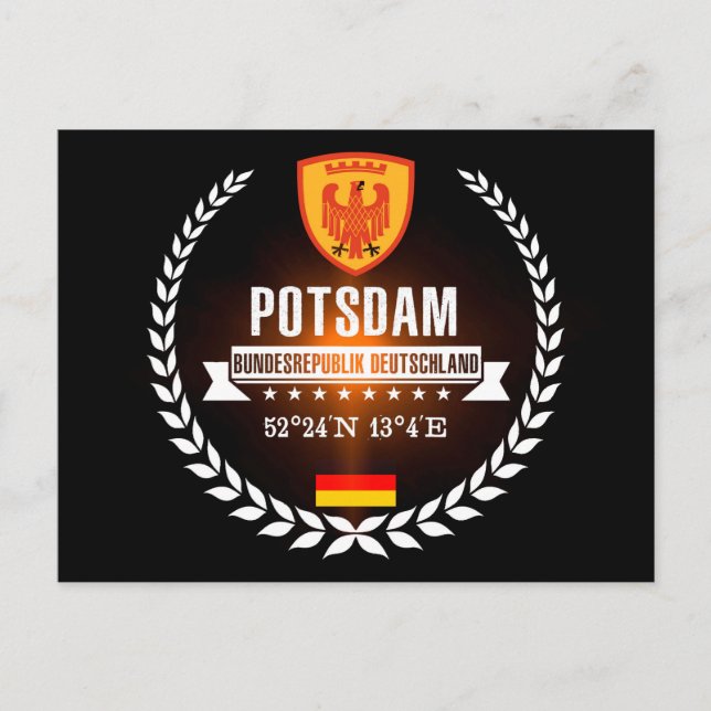 Potsdam Postkarte (Vorderseite)