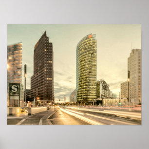 Potsdamer Platz in Berlin, Deutschland Poster