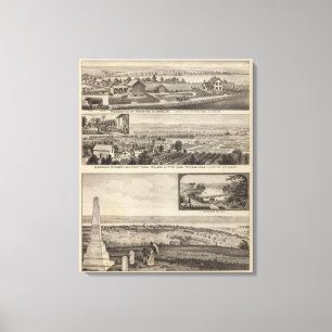 Pottawatomie County Bauernhof, Junction City, Leinwanddruck