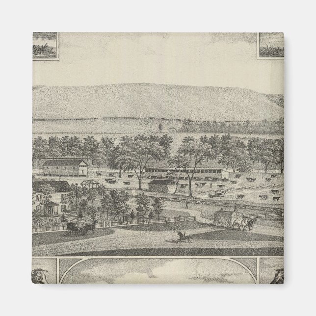 Pottawatomie Landkreis, Kansas Magnet (Vorne)