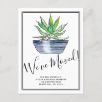Potted Aloe Vera Pflanze Neue Zuhause Moving