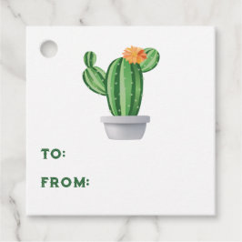 Potted Prickly Pear Geschenkanhänger