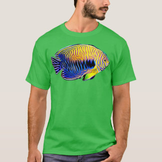 Potter Angelfish Salzwasserriff Aquarium Fisch T-Shirt
