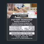 Potter, Töpfe, Töpfe Flyer<br><div class="desc">Potter-Räder, Töpferklassen, Potter-Flyer, die im Visitenkarten-Store Werbung machen.</div>