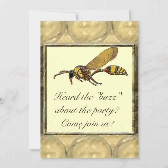 Potter Wasp Einladung (Vorderseite)