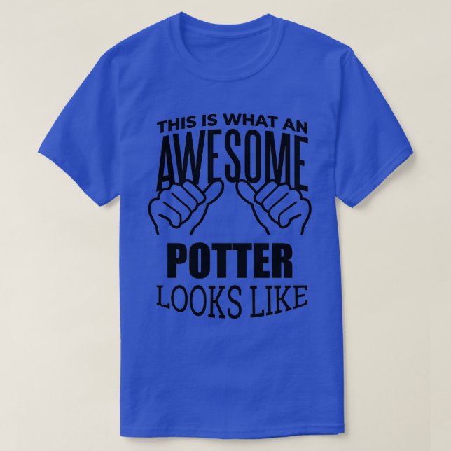 Potterie Funny Gift Design 1 T-Shirt (Design vorne)
