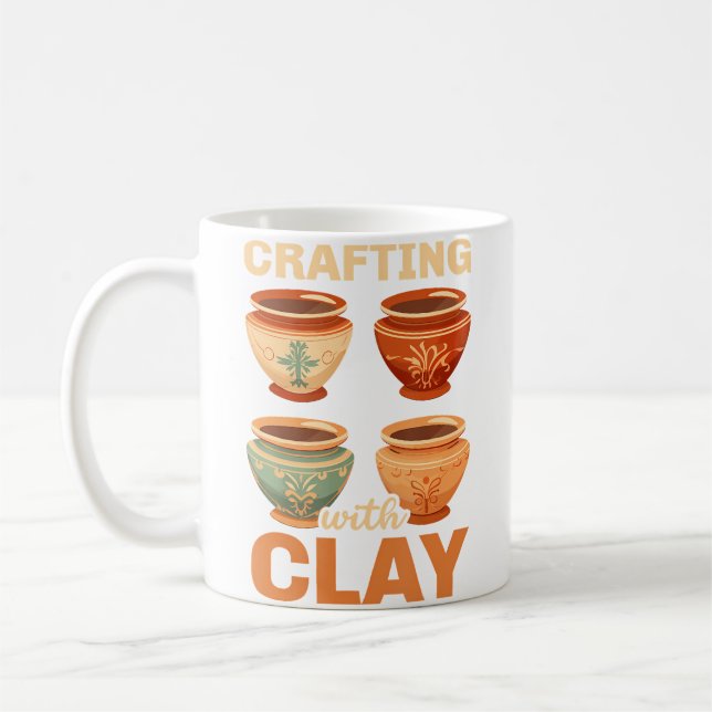 Pottery Clay Ceramic Pottery Maker Ceramics Artist Kaffeetasse (Links)