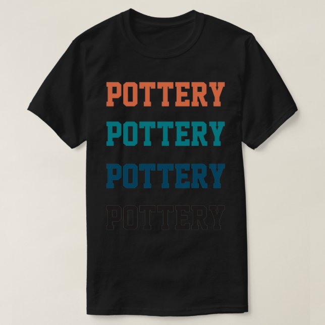 Pottery Vintage T-Shirt (Design vorne)