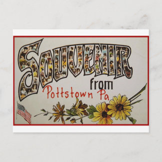 Pottstown Pennsylvania Souvenir Postkarte