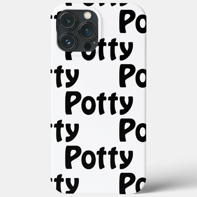 Potty Case-Mate iPhone Hülle (Rückseite)