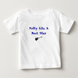 Potty like a Rock Star - Säugling T - Shirt