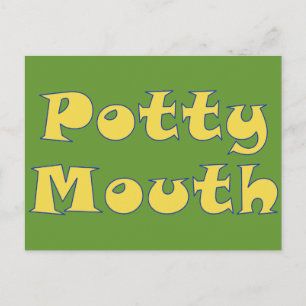 Potty Mouth Postkarte
