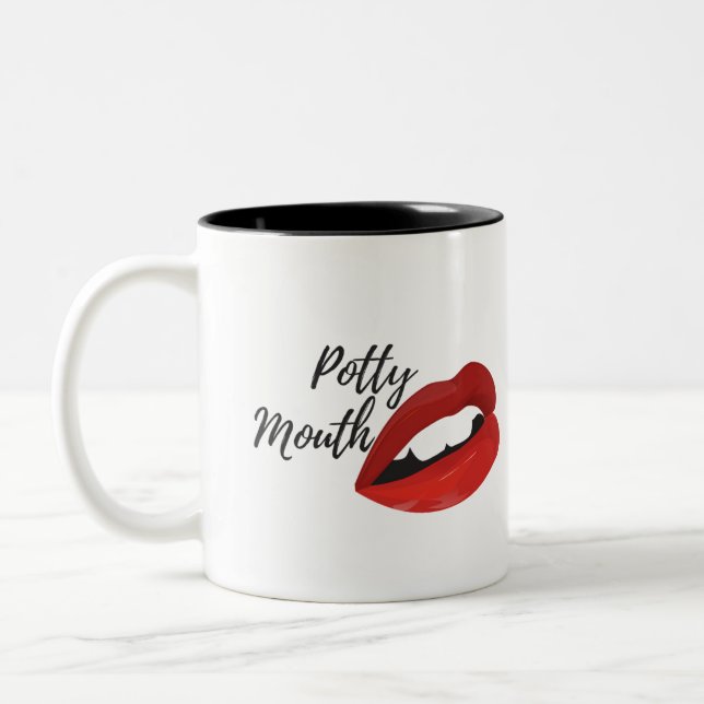 Potty-Mund-Tasse Zweifarbige Tasse (Links)