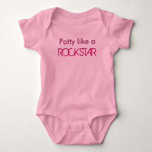 Potty wie ein ROCKSTAR Baby Strampler